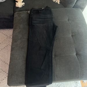 Liverpool Relaxed Straight Black Jeans